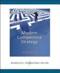 Modern competitive strategy 3rd ed