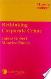 Rethinking corporate crime