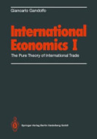 International economics I: the pure theory of international trade