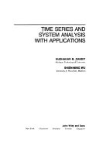 Time series and system analysis with applications