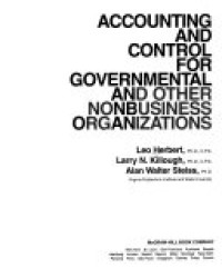 Accounting and control for governmental and other non-business organisations