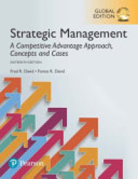 Strategic Management Concepts & Cases : A Competitive Advantage Approach 16th ed