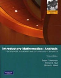 Introductory mathematical analysis : For business, economics and life and social sciences 13th ed