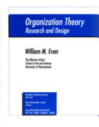 Organization theory research and design