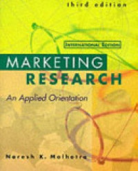 Marketing research: an applied orientation 3rd