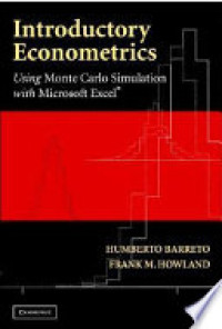 Introductory econometris : using Monte Carlo Simulation with Microsoft Excel