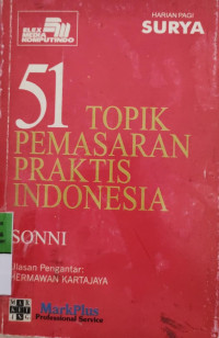 51 topik pemasaran praktis Indonesia Sonni