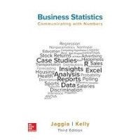 Business statistics: communicating with numbers 3rd ed