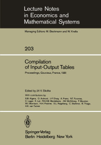 Complitation of Input-output tables