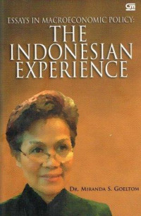 Essays in macroeconomic policy : the Indonesian experience