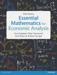 Essential mathematics for economic analysis 5th ed