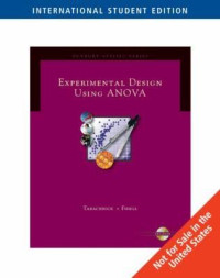 Experimental design using ANOVA