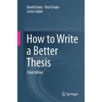 How to write a better thesis 3rd ed