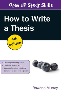 How to write a thesis