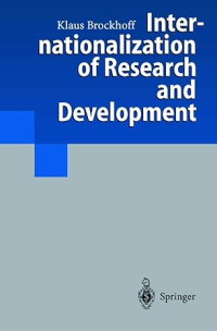 Internationalization of research and development