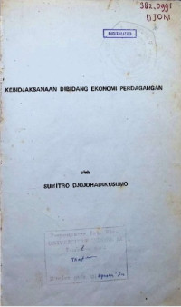 Kebidjaksanaan dibidang ekonomi perdagangan