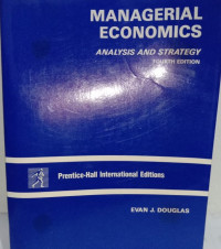 Managerial economics analysis and strategy 4th ed