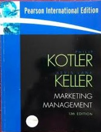 Marketing management 13th ed