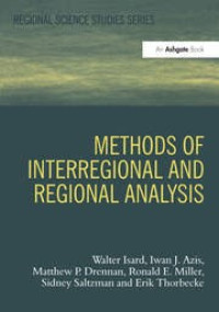 Methods of interregional and regional analysis