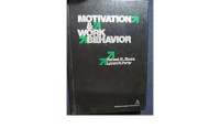 Motivation and work behavior