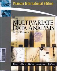 Multivariate data analysis 6th ed