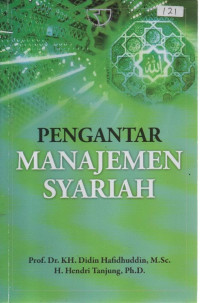 Pengantar manajemen syariah