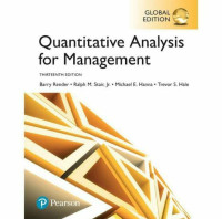 Quantitative analysis for management 13th ed