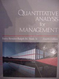 Quantitative analysis for management 4th ed
