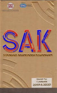 Standar akuntansi keuangan efektif per 1 Januari 2019 & 2020