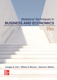 Statistical techniques in business and economics 19th