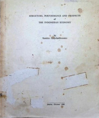 Structure, performance and prospects of the Indonesian economy