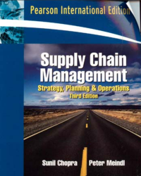 Supply chain management strategy, planning, and operation 3rd ed