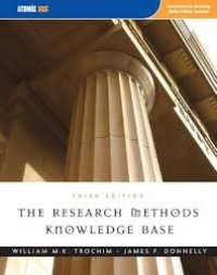 The Research methods knowledge base 3 rd ed