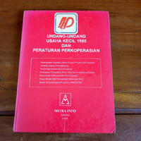 Undang-undang usaha kecil 1995 dan peraturan perkoperasian