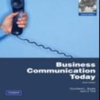 Business communication today 1oth ed