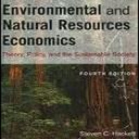 Environmental and natural resources economics : theory, policy, and the sustainable society