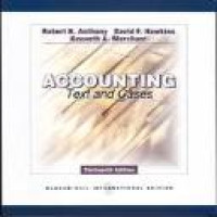 Accounting, text and cases/ Robert N. Anthony, David F. Hawkins, Kenneth A. Merchant