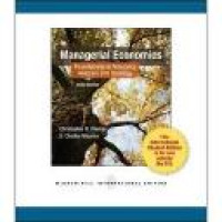 Managerial economics : foundations of business analysis and strategy