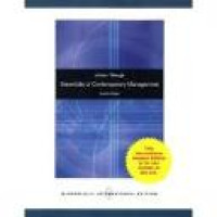 Essentials of contemporary management