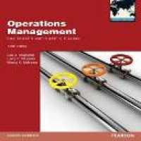 Operations management ; processes and supply chains