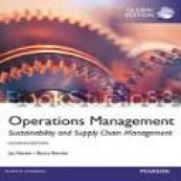 Operations management : sustainability and supply chain management 11ed