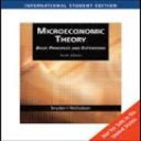 Microeconomic theory : basic principles and extensions 10th ed