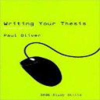 Writing your thesis