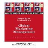 Global marketing management