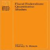 Fiscal federalism : quantitative studies