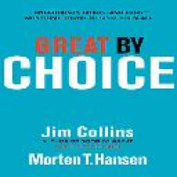 Great by choice : uncertainty, chaos, and luck-why some thrive despite them all