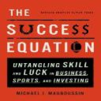 Image of The Success equation : untangling skill and luck in business, sports, and investing