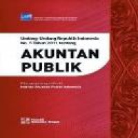 Undang-undang Republik Indonesia No. 5 tahun 2011 tentang akuntan publik