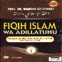 Fiqih Islam = Wa adilla tuhu : pengantar ilmu fiqih ; tokoh-tokoh madzhab fiqih, niat, thaharah ; Shalat, Shalat wajib, Shalat Sunnah, zikir setelah Shalat, Qunut dalah Shalat, Shalat Jama'ah, Shalat Jama' & Qashar, puasa, i'tikaf, zakat, haji, umrah, sumpah, nadzar ; hal-hal yang dibolehkan & dilarang, kurban & aqiqah, teori-teori fiqih ; hukum transaksi keuangan, transaksi jual-beli, asuransi, khiyar ; macam-macam akad jual beli, akad ijarah (penyewaan), jaminan (al-kafaalah), pengalihan utang (al-hawaalah), gadai (ar-rahn), paksaan (al-ikraah), kepemilikan (al-milkiyyah) ; sistem ekonomi Islam, pasar keuangan ; hukum hadd zina, qadzf, pencurian, jihad ; pengadilan dan mekanisme mengambil keputusan ; pemerintahan dalam islam ; pernikahan, talak, khulu, meng-iila'istri, li'an, zhihar, masa iddah ; hak-hak anak, wasiat, wakaf, warisan