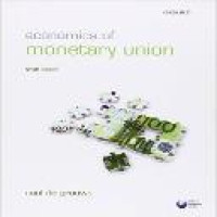 Economics of monetary union 9th ed